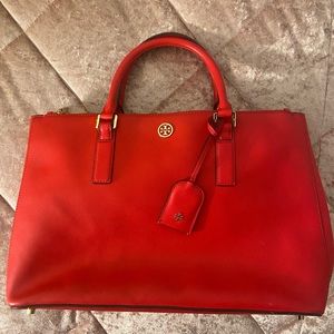 Tory Burch Double Zip Robinson Tote (large size)